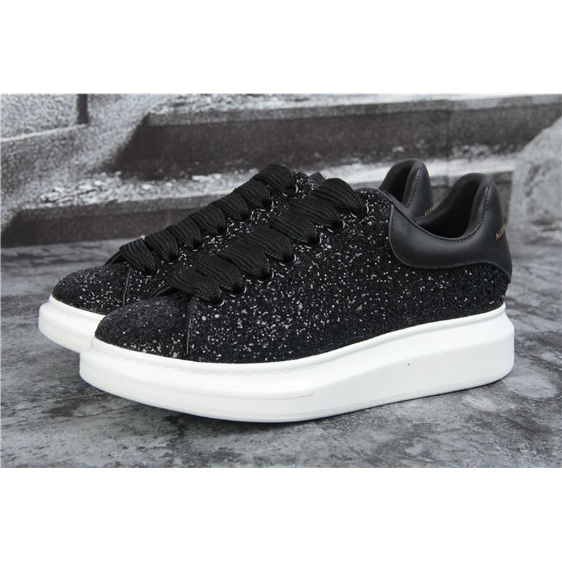 Alexander McQueen Glitter Platform Sneakers