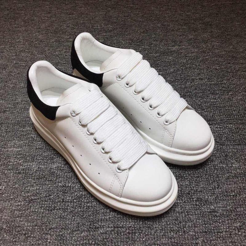 Alexander McQueen White Black Sneakers