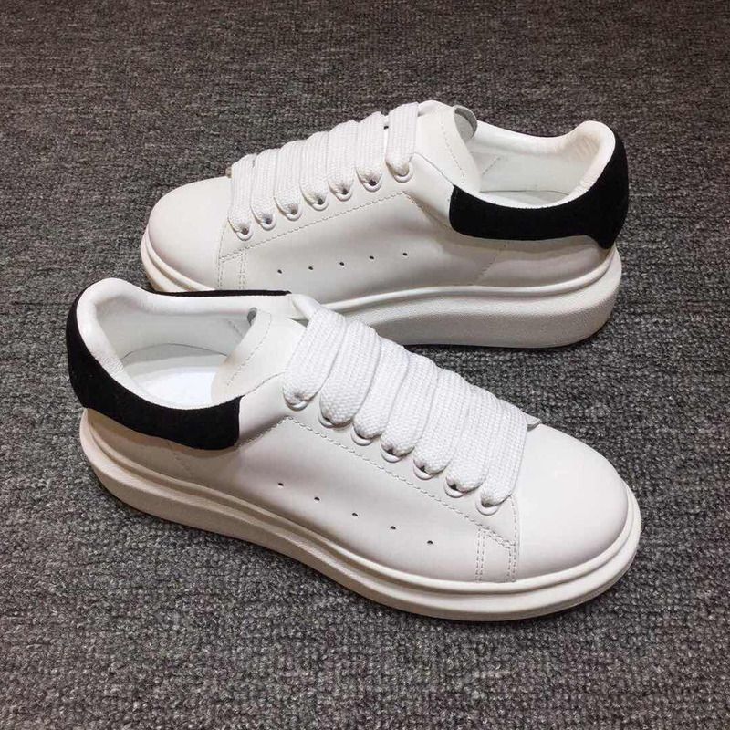 Alexander McQueen White Black Sneakers