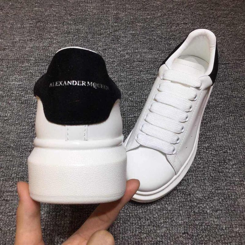 Alexander McQueen White Black Sneakers