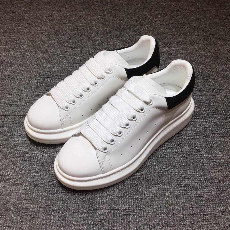 Alexander McQueen White Black Sneakers