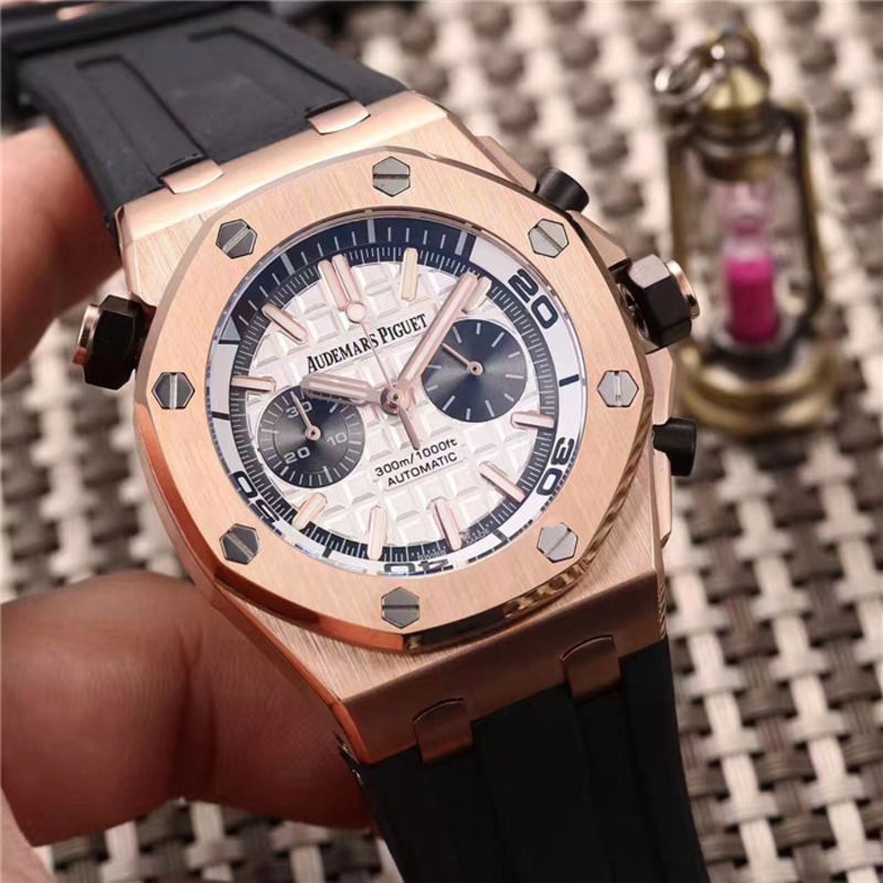 Amiri Audemars Piguet Royal Oak Offshore Jewelly Men Gold Color Dial Watch