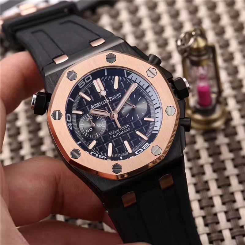 Amiri Audemars Piguet Royal Oak Offshore Jewelly Men Black Watch