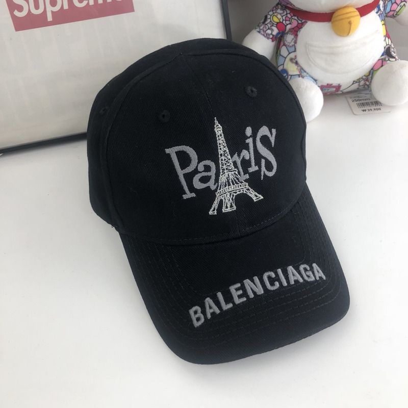 Ba*len*cia*ga paris printed baseball cap