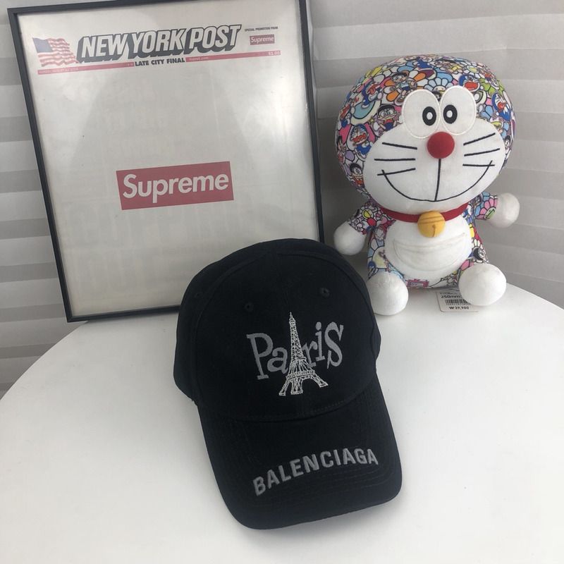 Ba*len*cia*ga paris printed baseball cap