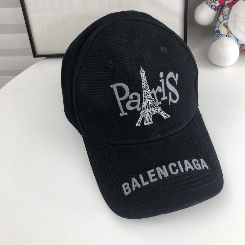 Ba*len*cia*ga paris printed baseball cap