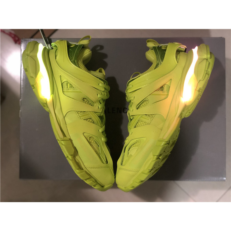 Ba*len*cia*ga 3.0 led lights fluorescent green sneakers men women