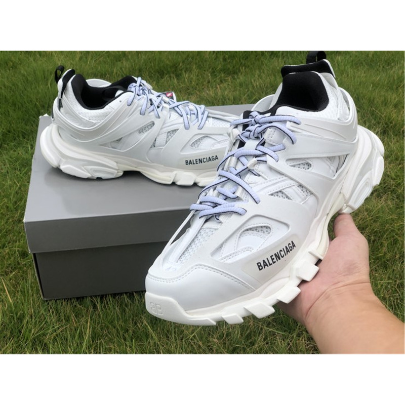 Ba*len*cia*ga 3.0 led lights pure white sneakers men women