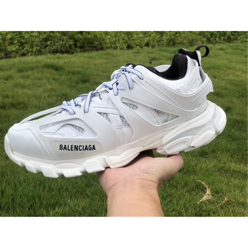 Ba*len*cia*ga 3.0 led lights pure white sneakers men women