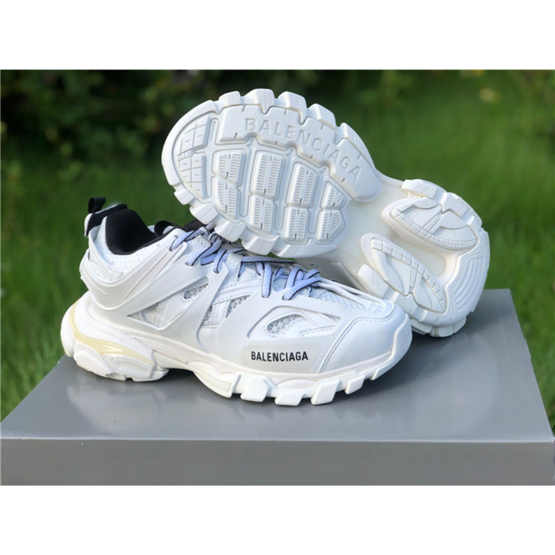 Ba*len*cia*ga 3.0 pure white sneakers men women