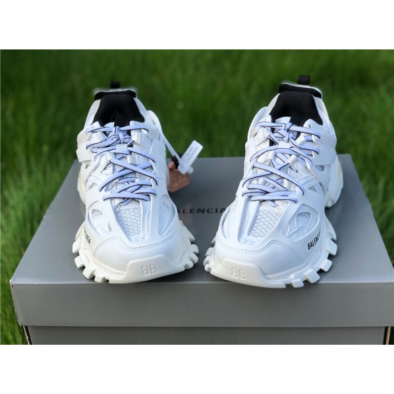 Ba*len*cia*ga 3.0 pure white sneakers men women