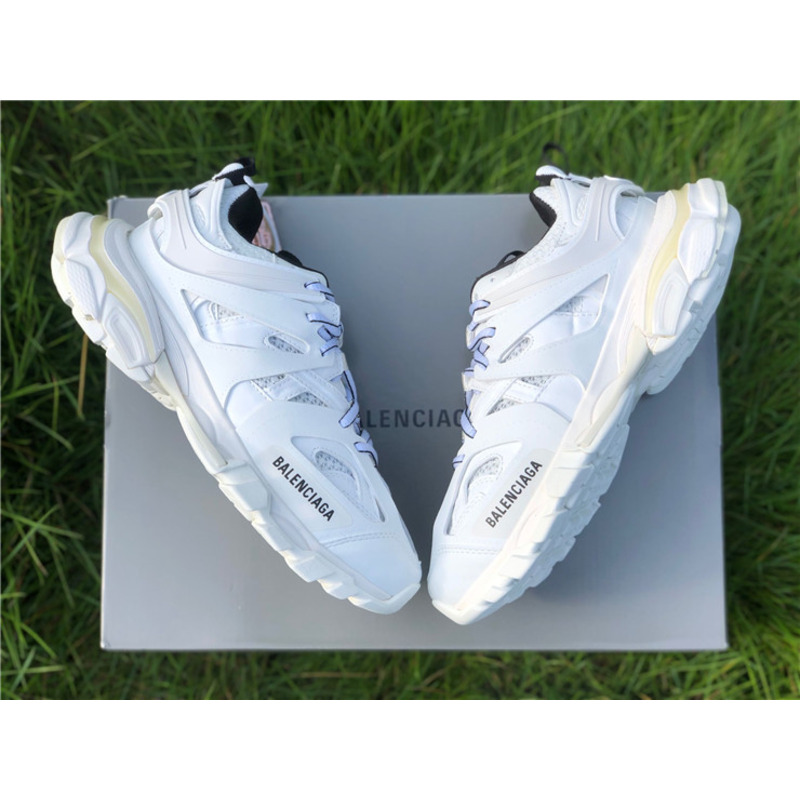 Ba*len*cia*ga 3.0 pure white sneakers men women