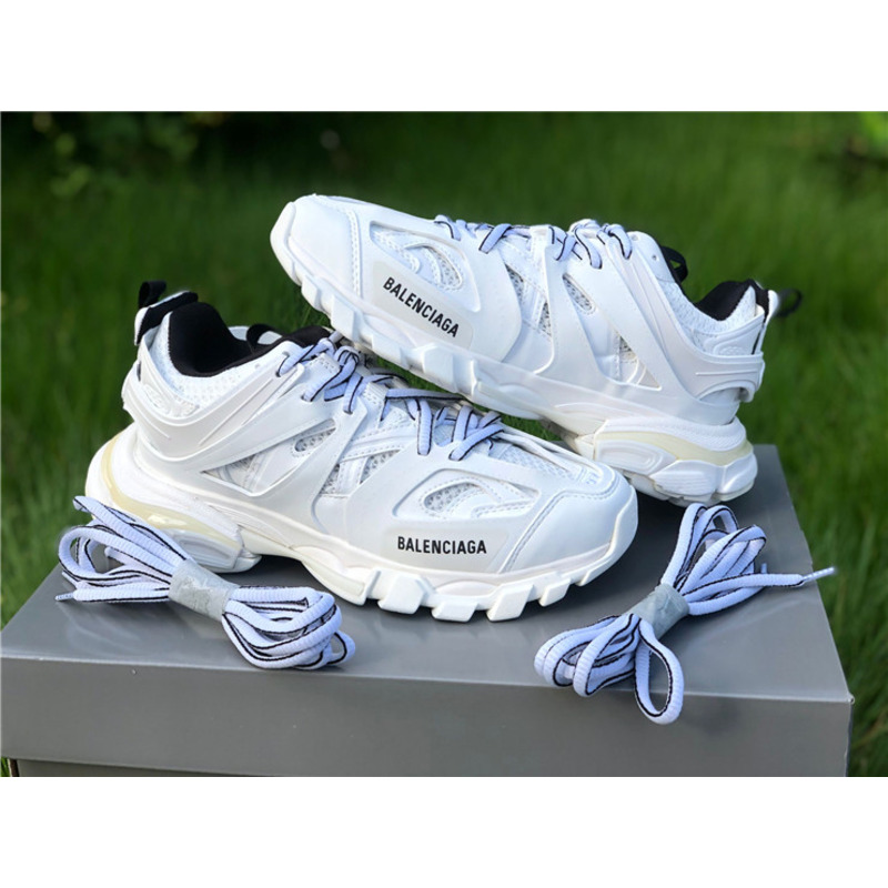 Ba*len*cia*ga 3.0 pure white sneakers men women