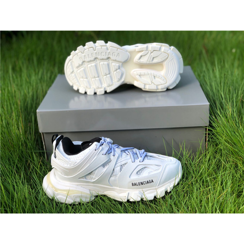 Ba*len*cia*ga 3.0 pure white sneakers men women