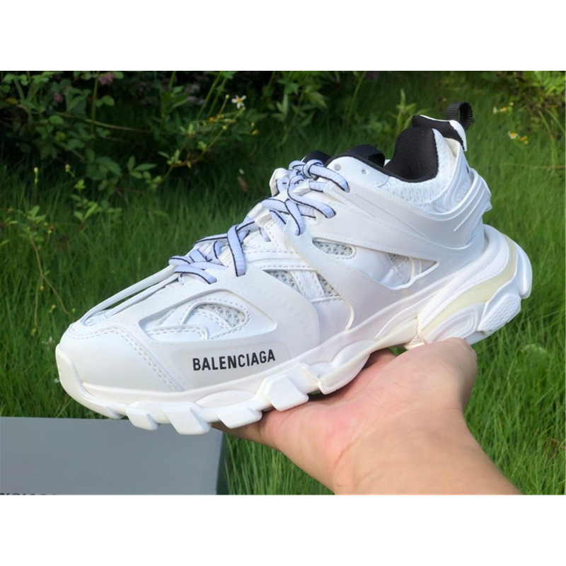 Ba*len*cia*ga 3.0 pure white sneakers men women