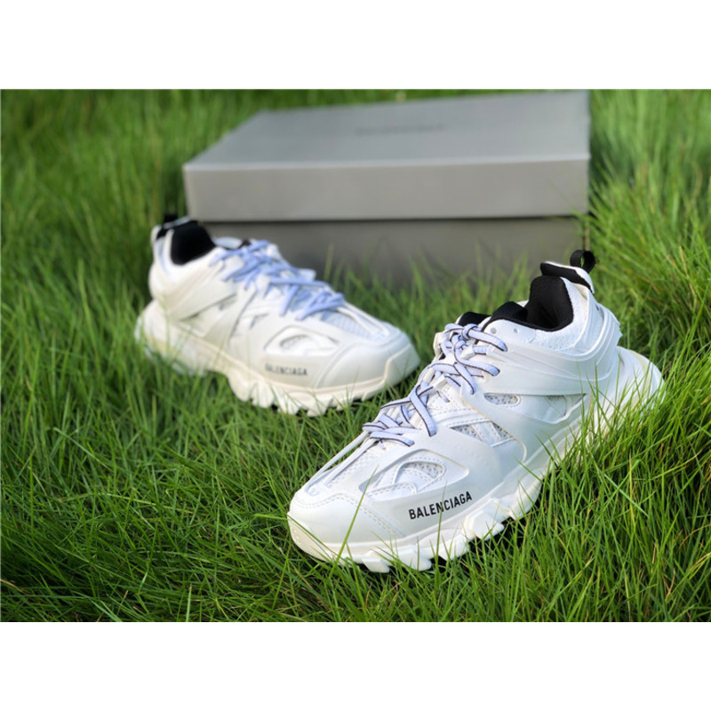 Ba*len*cia*ga 3.0 pure white sneakers men women