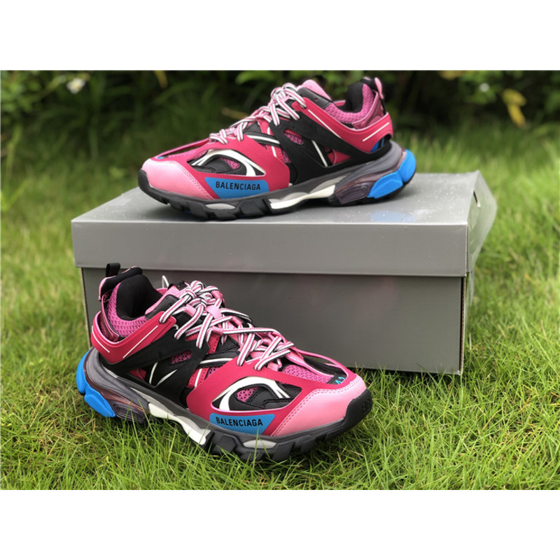 Ba*len*cia*ga 3.0 retro pink black blue sneakers men women