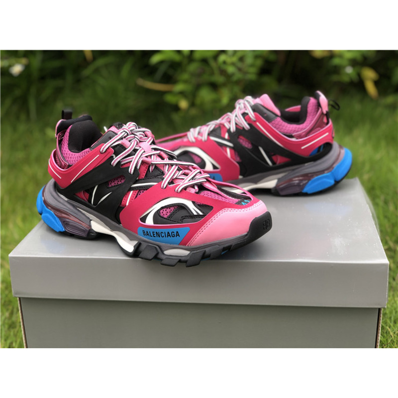 Ba*len*cia*ga 3.0 retro pink black blue sneakers men women