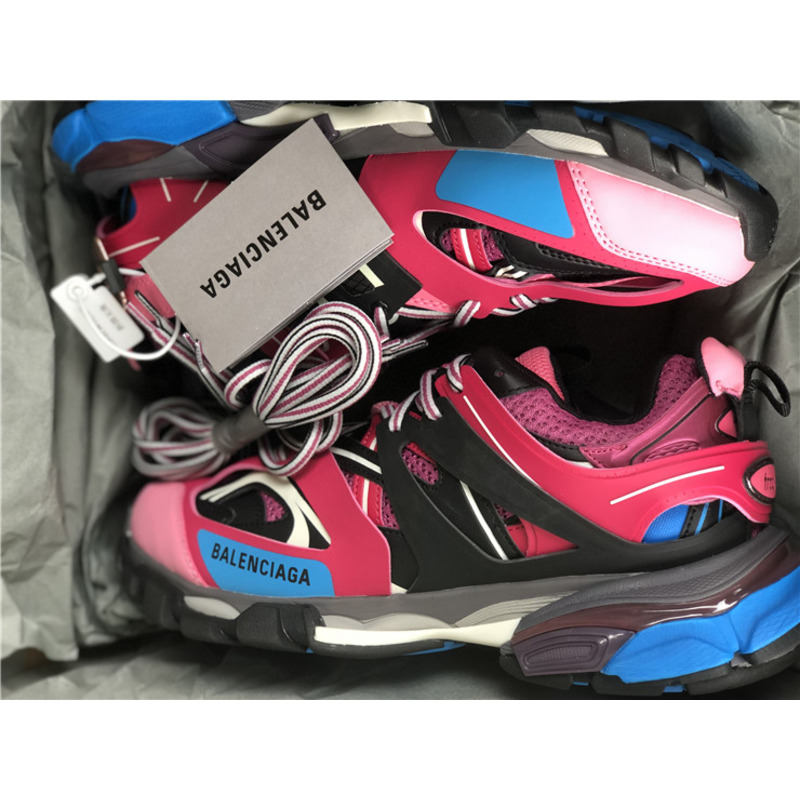 Ba*len*cia*ga 3.0 retro pink black blue sneakers men women