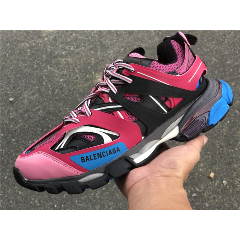 Ba*len*cia*ga 3.0 retro pink black blue sneakers men women