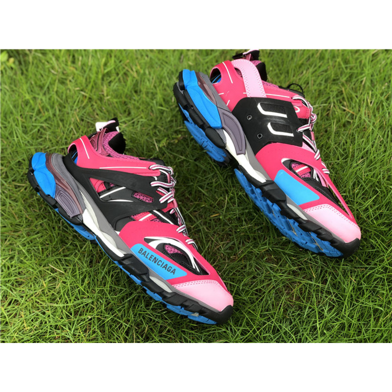 Ba*len*cia*ga 3.0 retro pink black blue sneakers men women