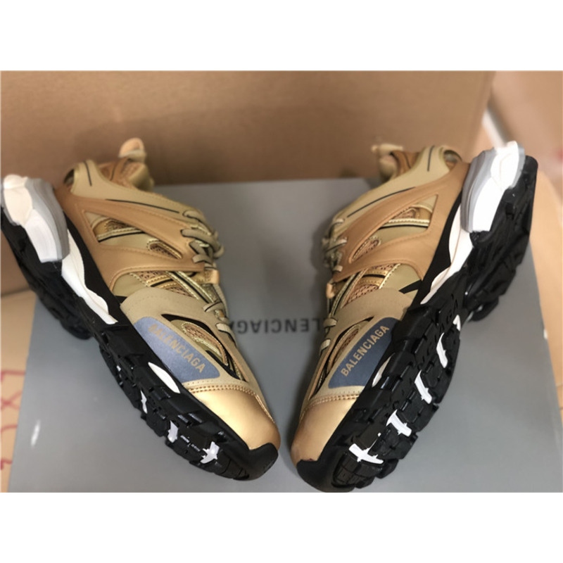 Ba*len*cia*ga 3.0 tyrant gold sneakers men women