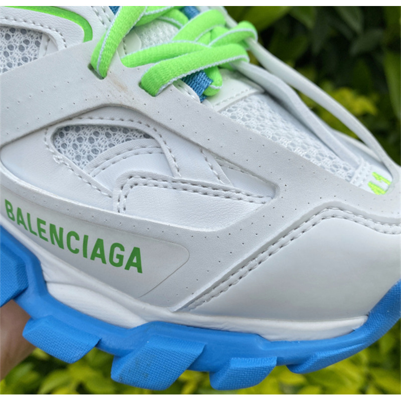 Ba*len*cia*ga 3.0 white blue green sneakers men women