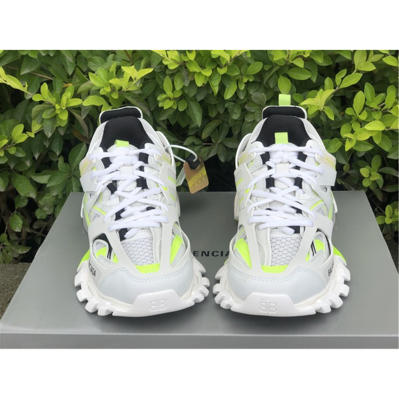 Ba*len*cia*ga 3.0 white gray green sneakers men women