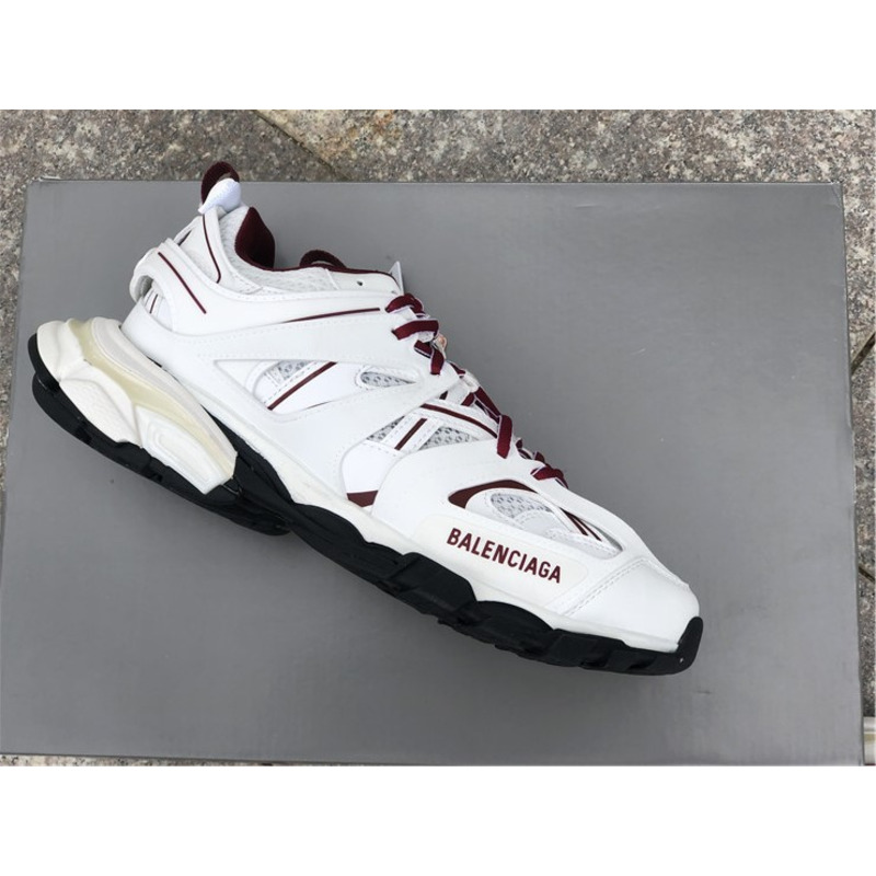 Ba*len*cia*ga 3.0 white wine red sneakers men women