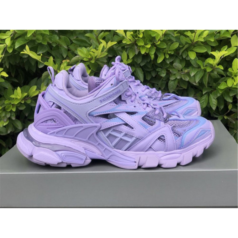 Ba*len*cia*ga 4.0 light purple sneakers men women