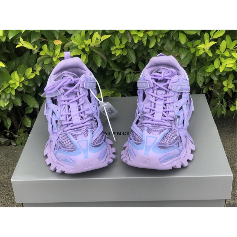 Ba*len*cia*ga 4.0 light purple sneakers men women