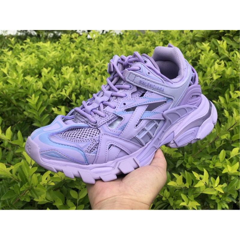 Ba*len*cia*ga 4.0 light purple sneakers men women