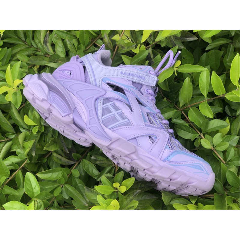 Ba*len*cia*ga 4.0 light purple sneakers men women