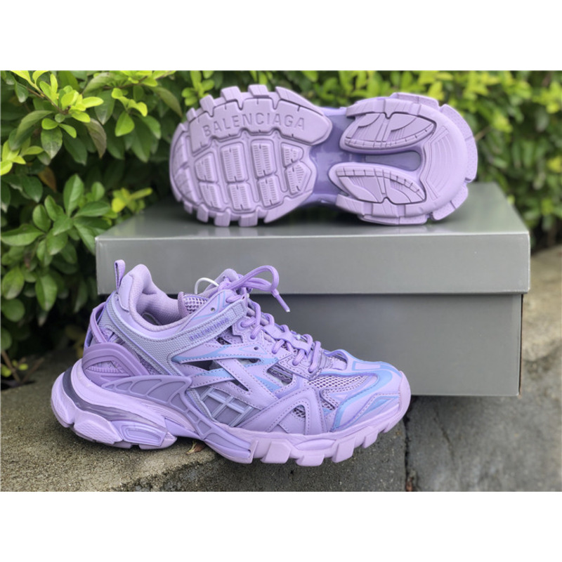 Ba*len*cia*ga 4.0 light purple sneakers men women