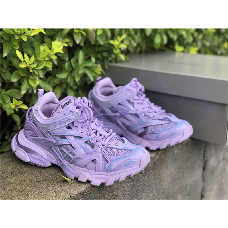 Ba*len*cia*ga 4.0 light purple sneakers men women