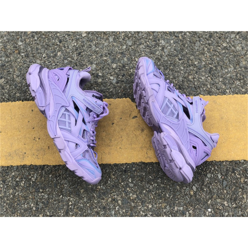 Ba*len*cia*ga 4.0 light purple sneakers men women