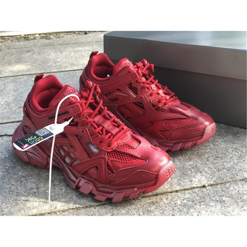 Ba*len*cia*ga 4.0 scarlet sneakers men women