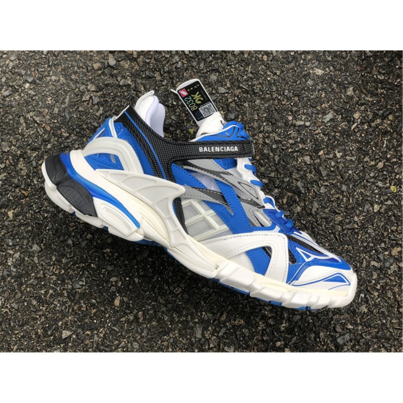 Ba*len*cia*ga 4.0 white blue sneakers men women