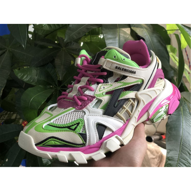 Ba*len*cia*ga 4.0 white purple pink green sneakers men women