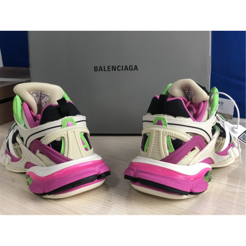 Ba*len*cia*ga 4.0 white purple pink green sneakers men women