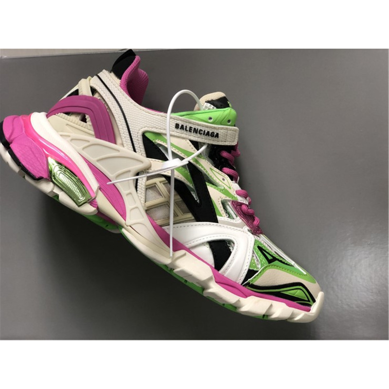 Ba*len*cia*ga 4.0 white purple pink green sneakers men women