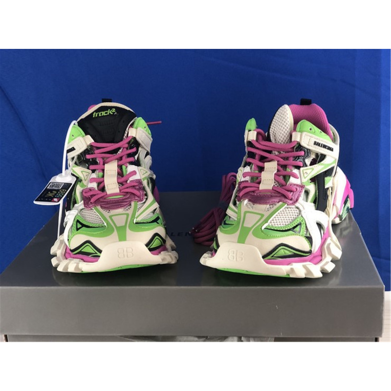 Ba*len*cia*ga 4.0 white purple pink green sneakers men women