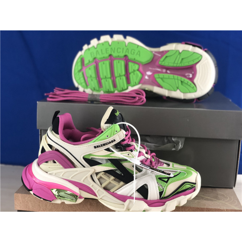 Ba*len*cia*ga 4.0 white purple pink green sneakers men women