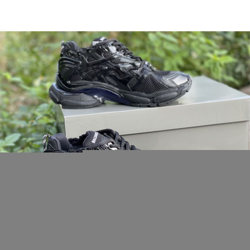 Ba*len*cia*ga 700. pure black w3ra9 1000 sneakers men women