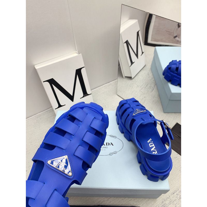 Pra*a foam rubber sandals blue