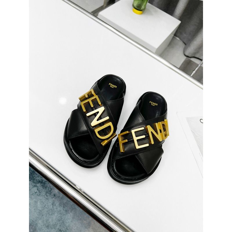 F**digraphy sandals black