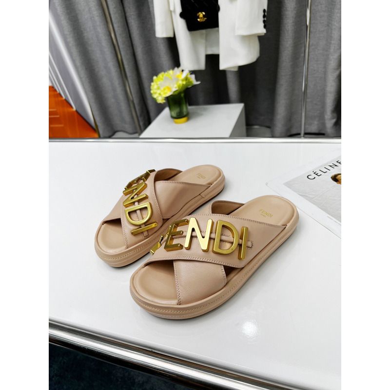 F**digraphy sandals beige