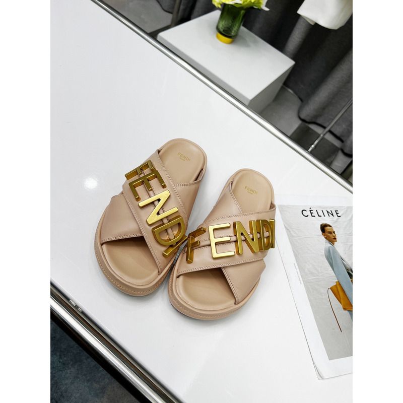 F**digraphy sandals beige