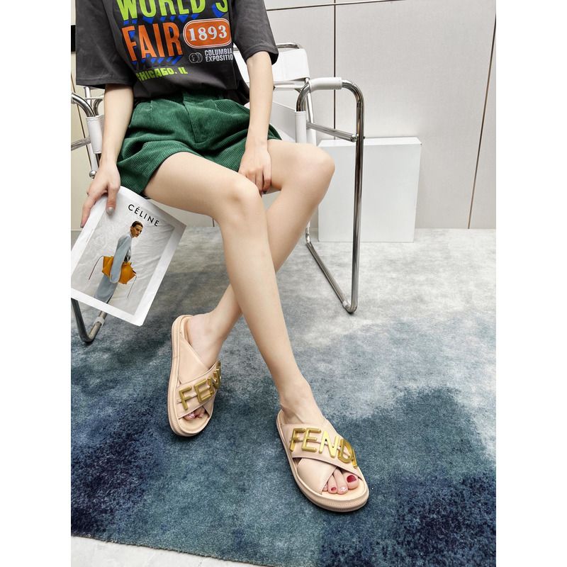 F**digraphy sandals beige