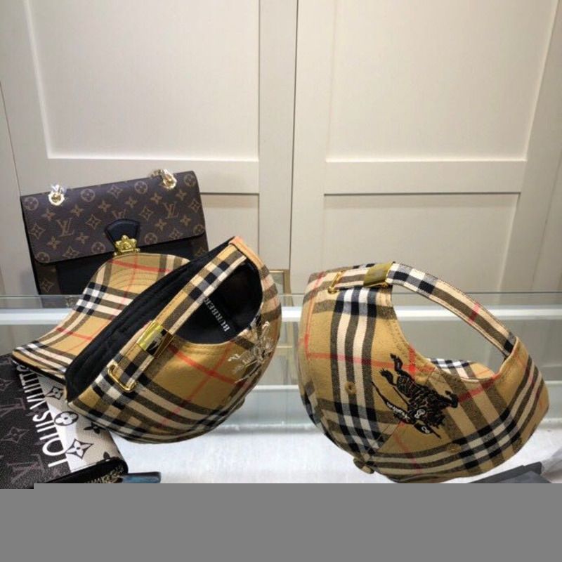 B**rry vintage check baseball cap